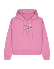 No Toys Left Behind Embroidered Boxy Organic Cotton Hoodie