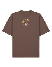 No Toys Left Behind Embroidered Oversized Organic Cotton Tee