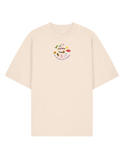 No Toys Left Behind Embroidered Oversized Organic Cotton Tee