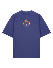 No Toys Left Behind Embroidered Oversized Organic Cotton Tee