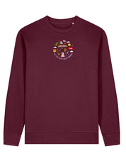 No Toys Left Behind Embroidered Organic Cotton Sweatshirt