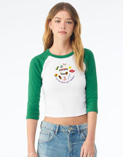 No Toys Left Behind Embroidered Micro Rib 3/4 Sleeve Tee