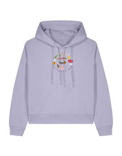 No Toys Left Behind Embroidered Boxy Organic Cotton Hoodie