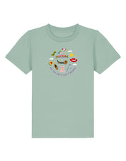 No Toys Left Behind Embroidered Organic Cotton Childrens T-Shirt