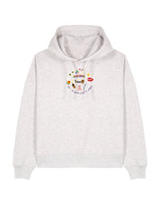 No Toys Left Behind Embroidered Boxy Organic Cotton Hoodie