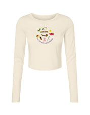 No Toys Left Behind Embroidered Micro Rib Long Sleeved Tee