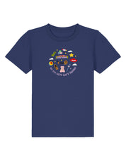 No Toys Left Behind Embroidered Organic Cotton Childrens T-Shirt