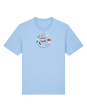No Toys Left Behind Embroidered Organic Cotton T-Shirt