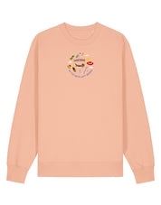 No Toys Left Behind Embroidered Organic Cotton Sweatshirt