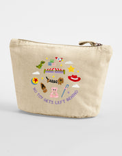 No Toys Left Behind Embroidered Accessory Bag