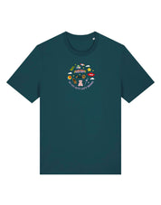 No Toys Left Behind Embroidered Organic Cotton T-Shirt
