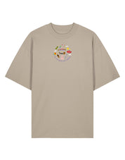 No Toys Left Behind Embroidered Oversized Organic Cotton Tee