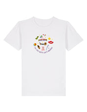 No Toys Left Behind Embroidered Organic Cotton Childrens T-Shirt