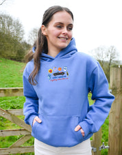 Tree Hill Embroidered Heavyweight Cotton Hoodie