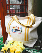 Tree Hill Embroidered Boat Bag