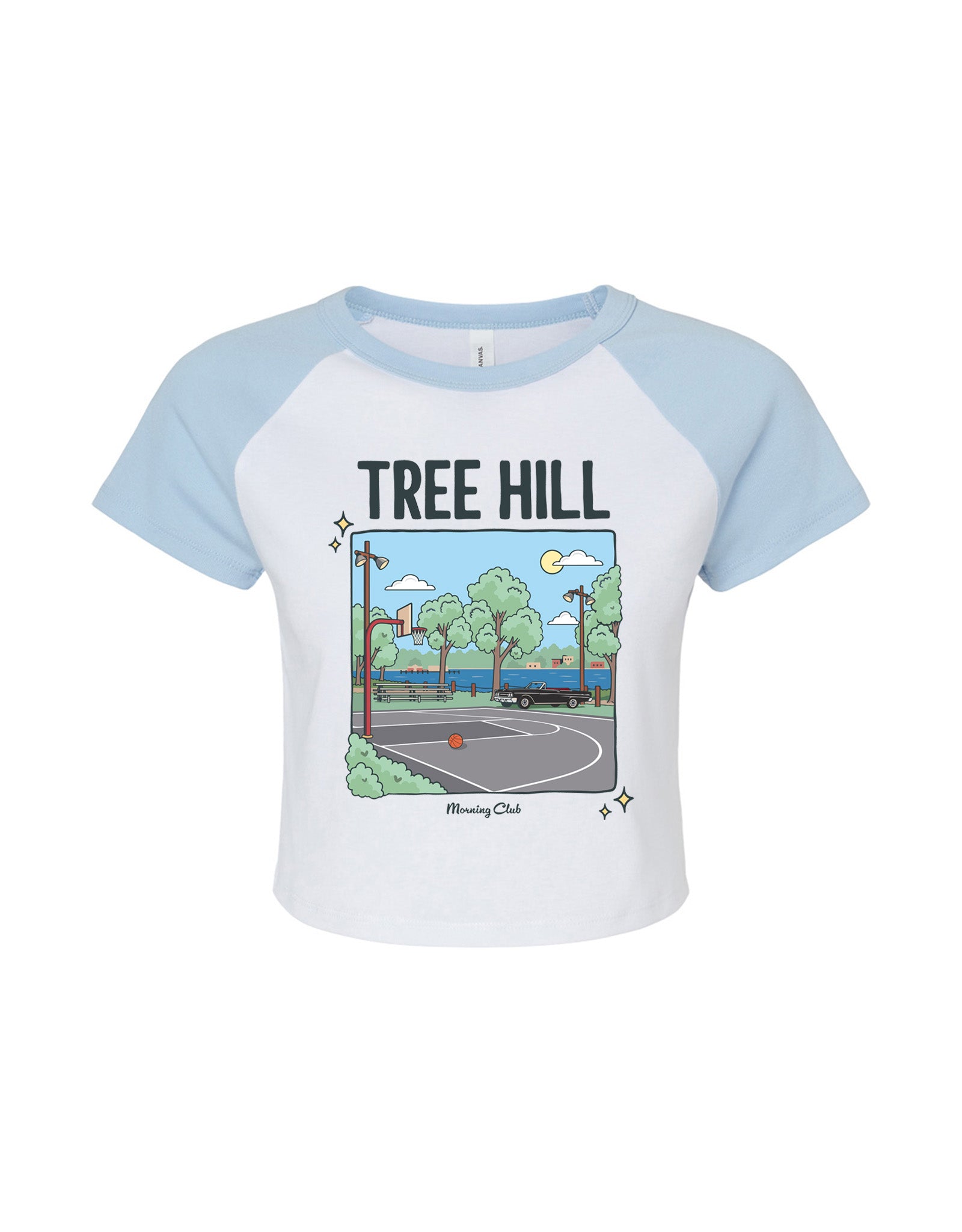 Tree Hill Printed Micro Rib Baby Tee