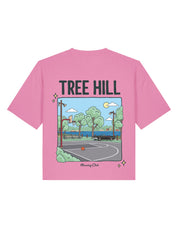 Tree Hill Printed Boxy Organic Cotton Tee