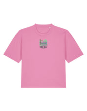 Tree Hill Printed Boxy Organic Cotton Tee