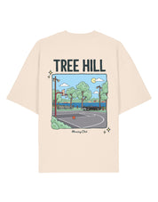 Tree Hill Printed Oversized Organic Cotton Tee