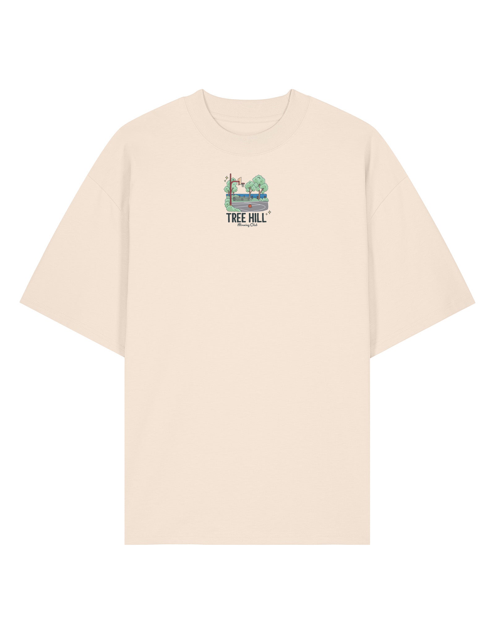 Tree Hill Printed Oversized Organic Cotton Tee