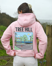 Tree Hill Printed Heavyweight Cotton Hoodie
