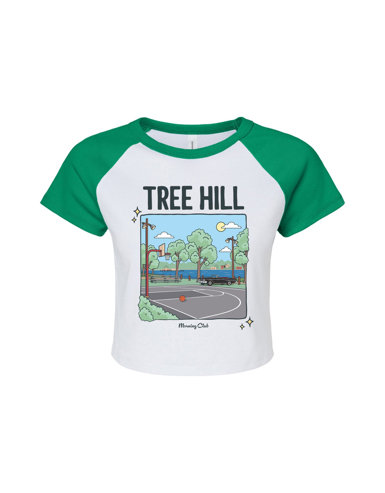 Tree Hill Printed Micro Rib Baby Tee