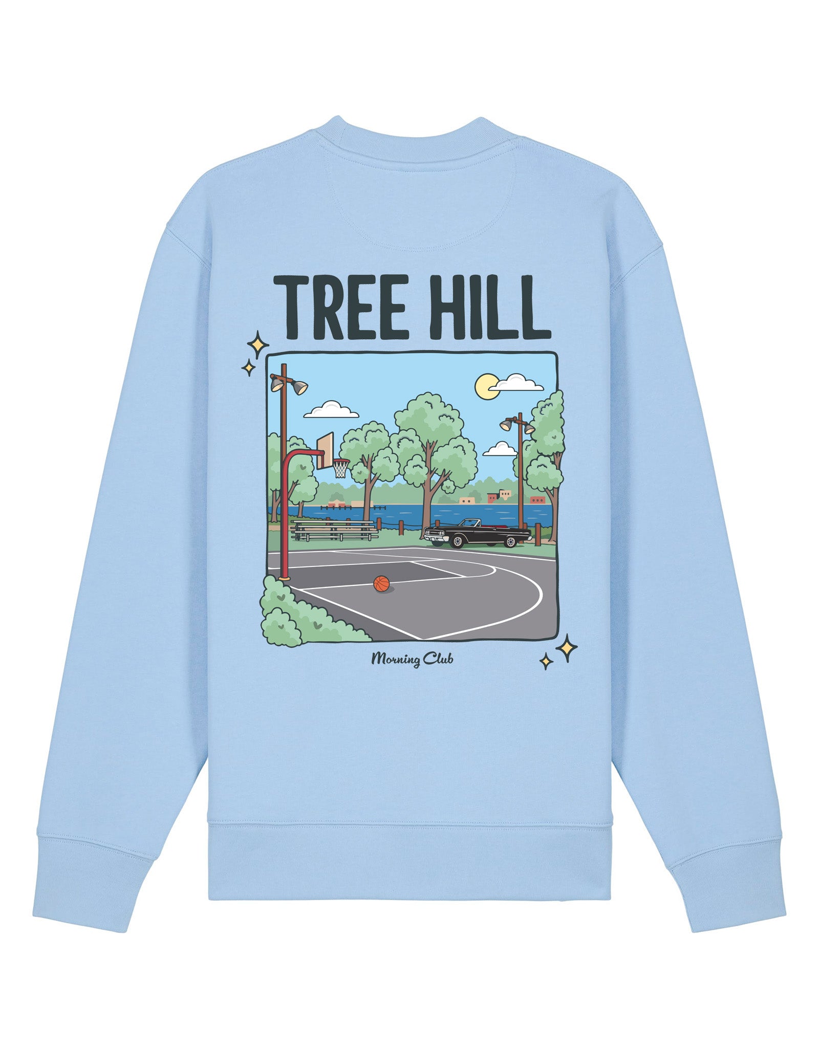 Tree Hill Printed Organic Cotton Sweatshirt
