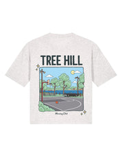 Tree Hill Printed Boxy Organic Cotton Tee