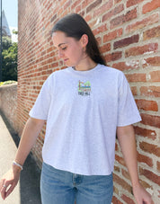 Tree Hill Printed Boxy Organic Cotton Tee