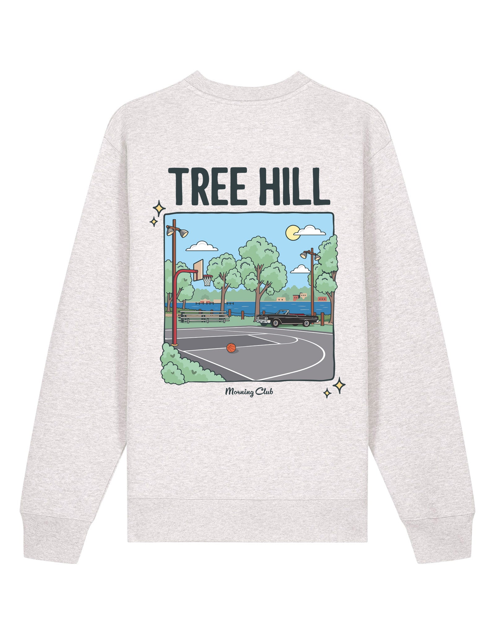 Tree Hill Printed Organic Cotton Sweatshirt
