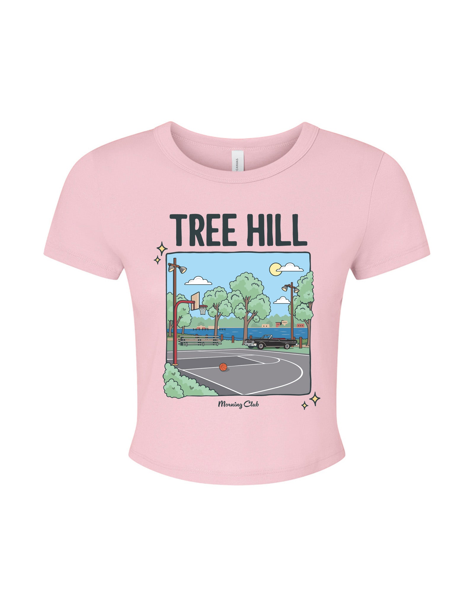 Tree Hill Printed Micro Rib Baby Tee