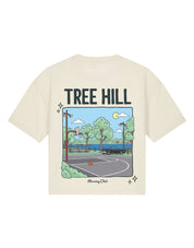 Tree Hill Printed Boxy Organic Cotton Tee