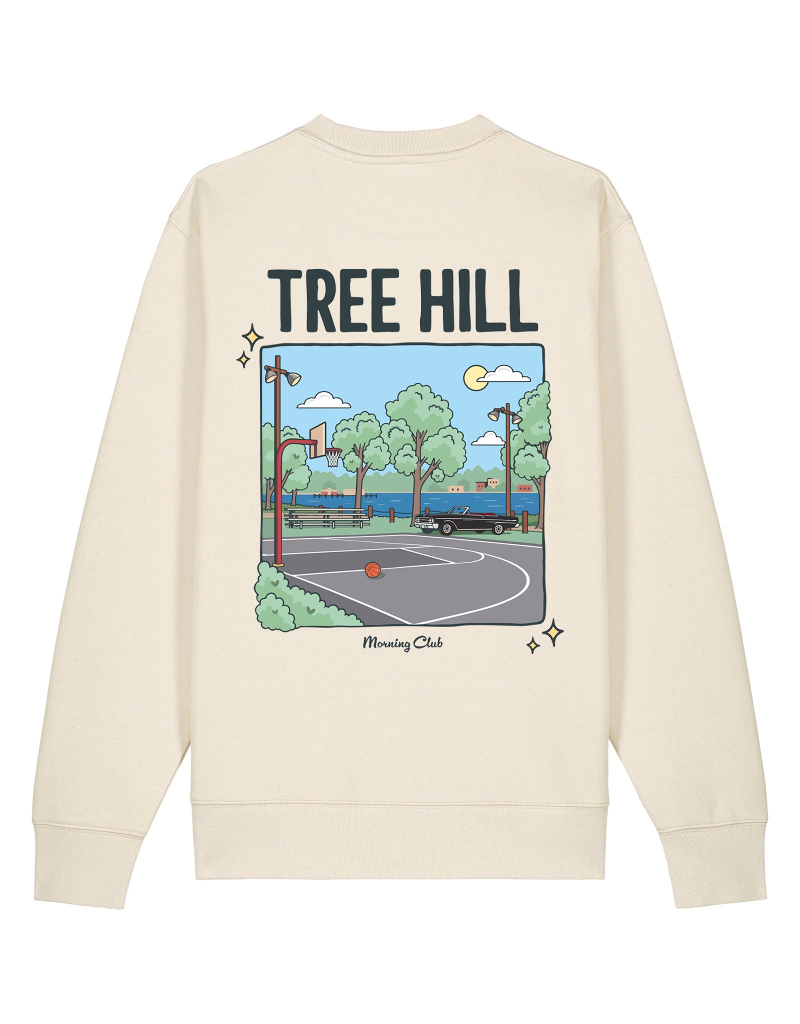 Tree Hill Printed Organic Cotton Sweatshirt