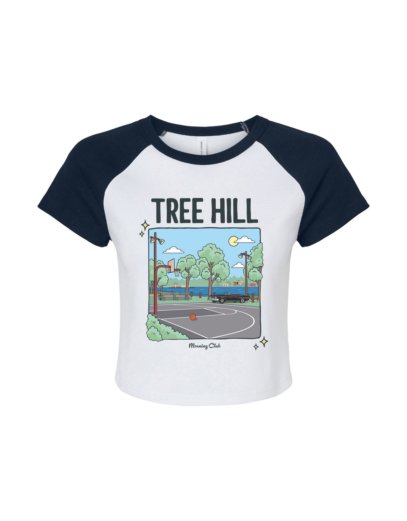 Tree Hill Printed Micro Rib Baby Tee
