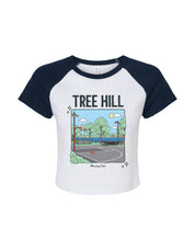 Tree Hill Printed Micro Rib Baby Tee
