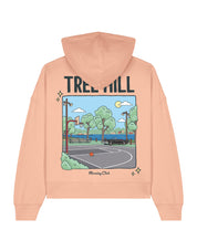 Tree Hill Printed Boxy Organic Cotton Hoodie