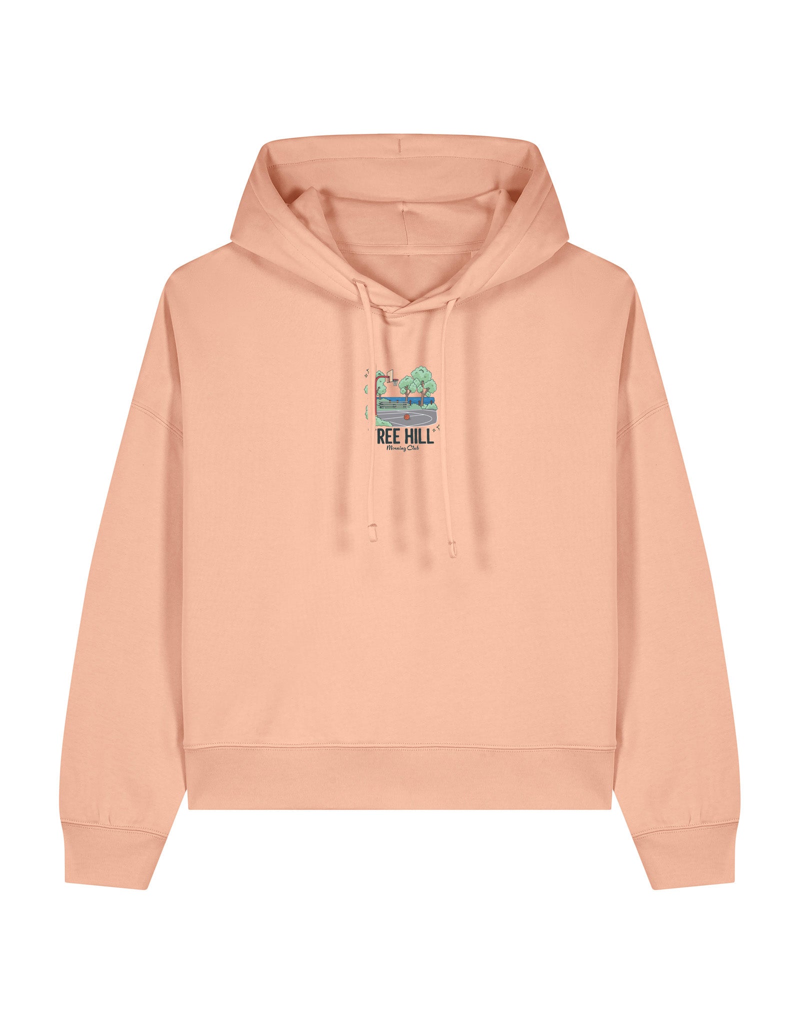 Tree Hill Printed Boxy Organic Cotton Hoodie
