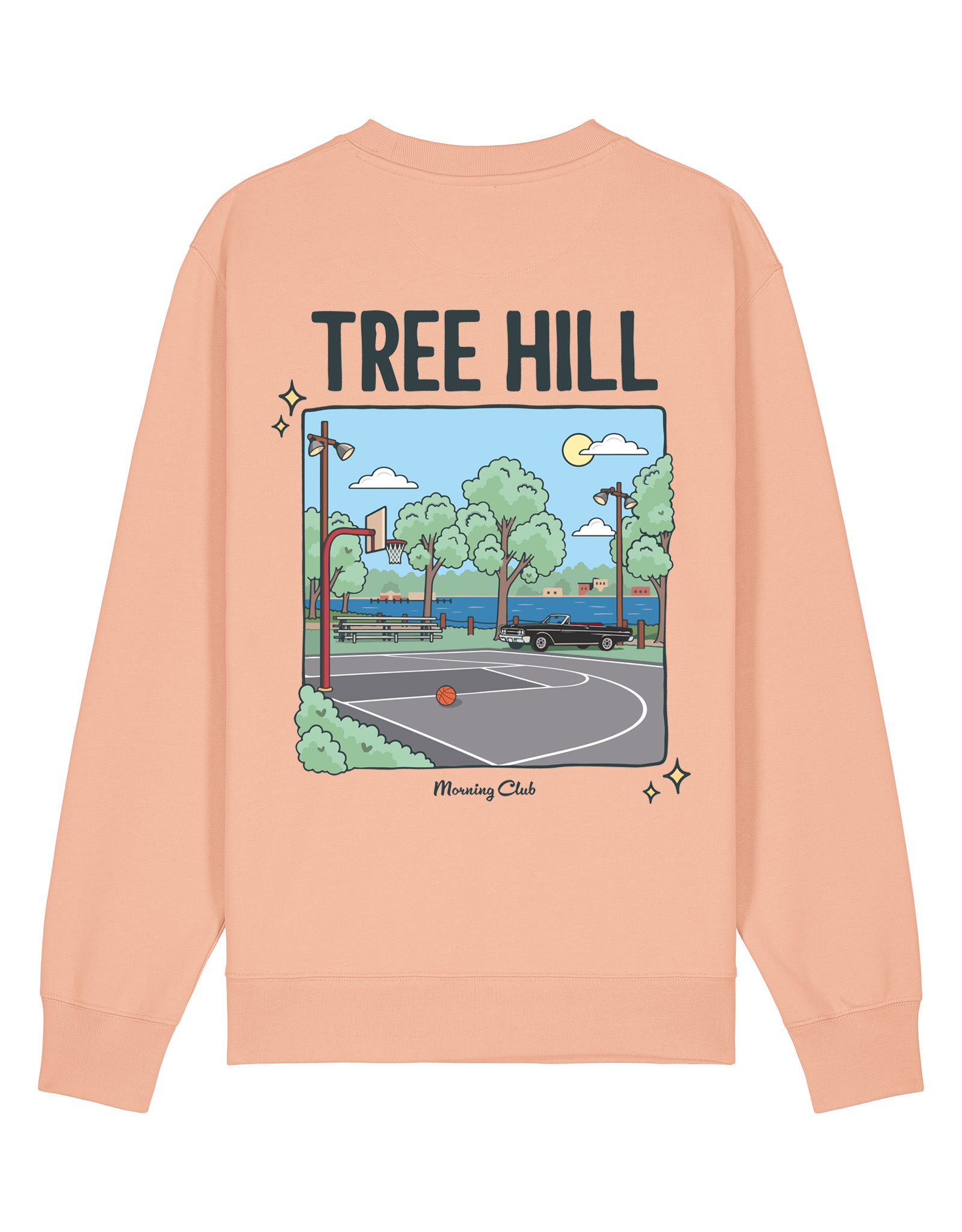 Tree Hill Printed Organic Cotton Sweatshirt