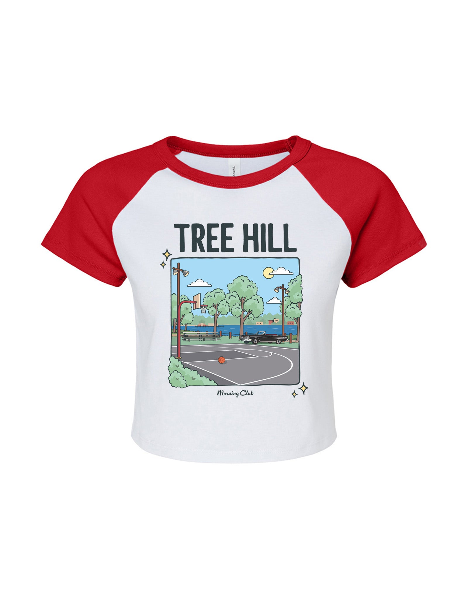 Tree Hill Printed Micro Rib Baby Tee