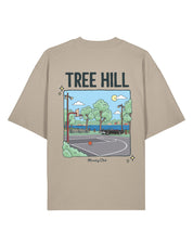 Tree Hill Printed Oversized Organic Cotton Tee