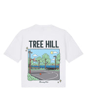 Tree Hill Printed Boxy Organic Cotton Tee
