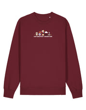 Up Embroidered Organic Cotton Sweatshirt