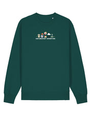 Up Embroidered Organic Cotton Sweatshirt