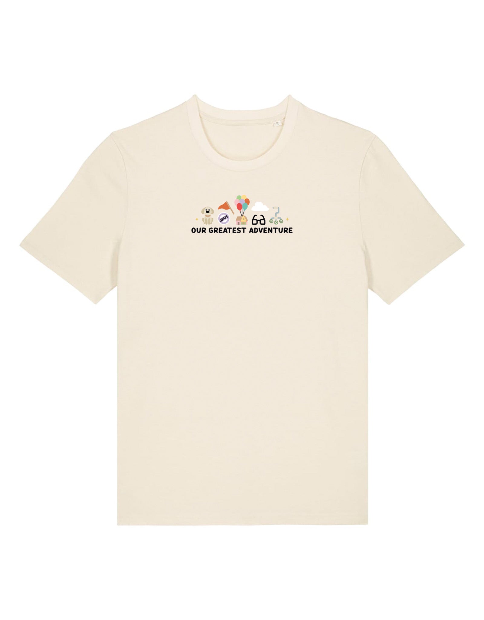 Up Embroidered Organic Cotton T-Shirt