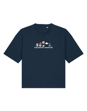 Up Embroidered Boxy Organic Cotton Tee