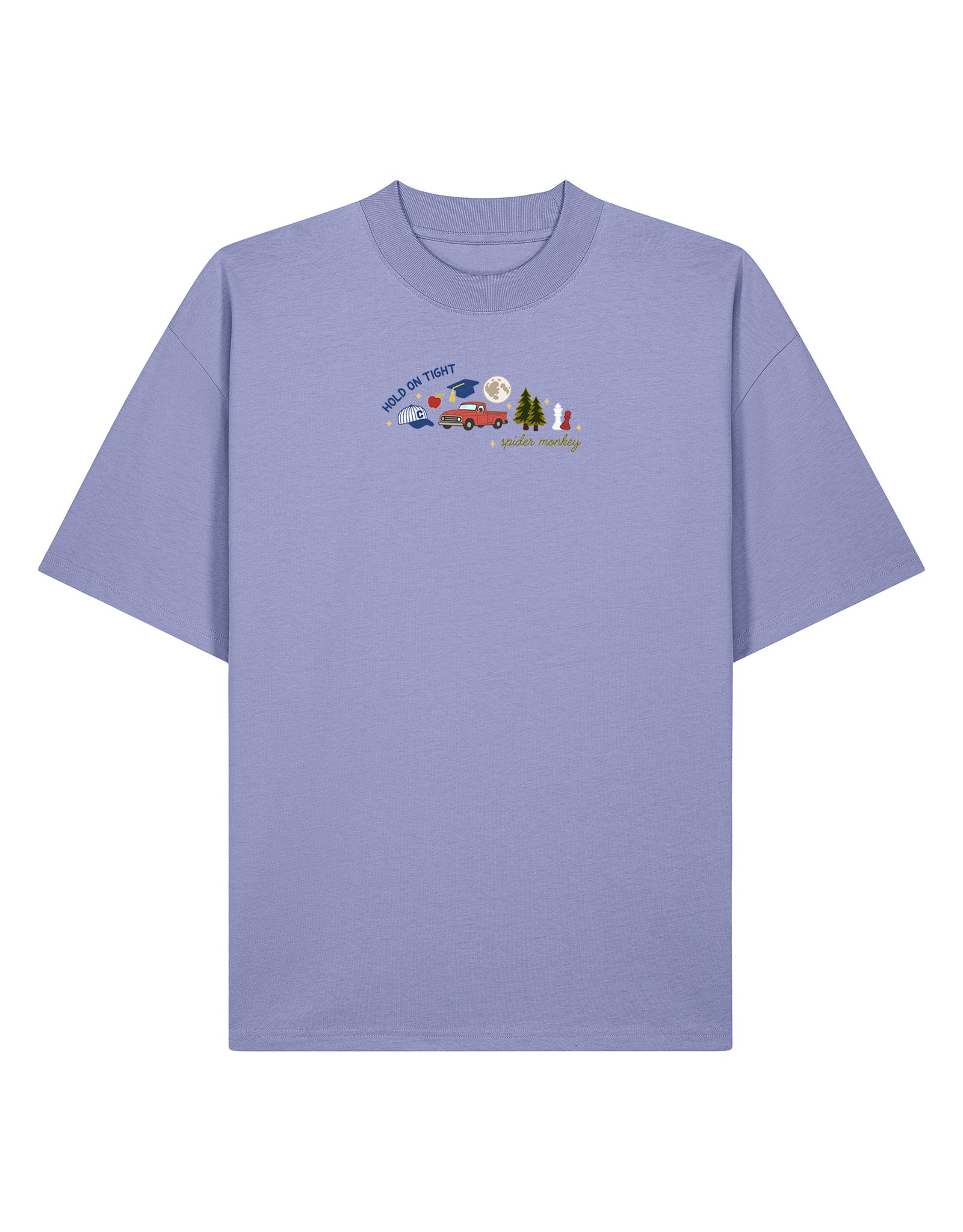 Forks Embroidered Oversized Organic Cotton Tee
