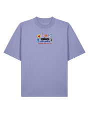 Tree Hill Embroidered Oversized Organic Cotton Tee