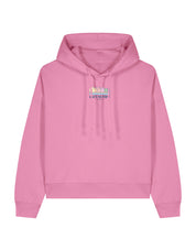 What's The Story Printed Boxy Organic Cotton Hoodie