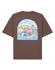 What's The Story Printed Oversized Organic Cotton Tee