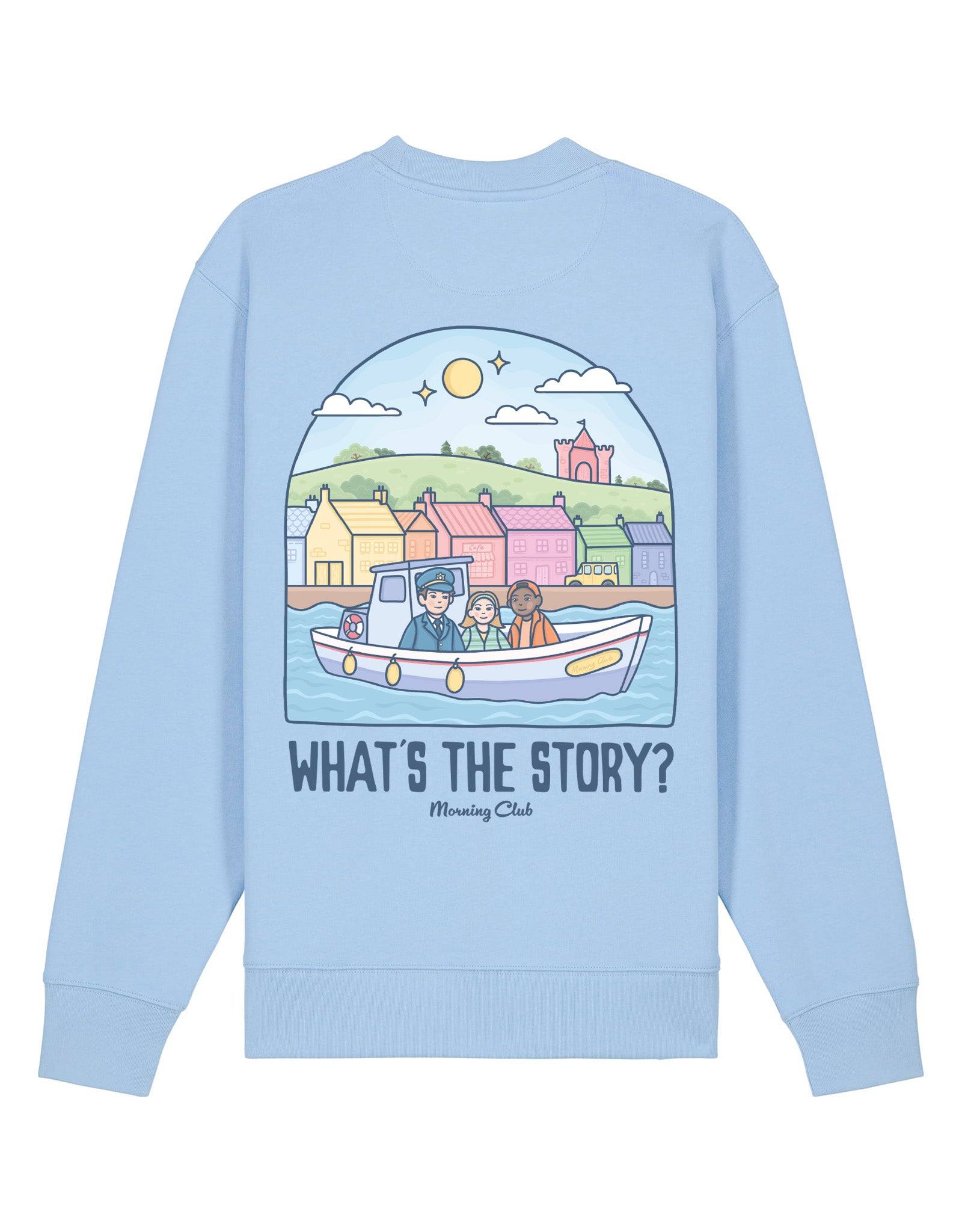What's The Story Printed Organic Cotton Sweatshirt